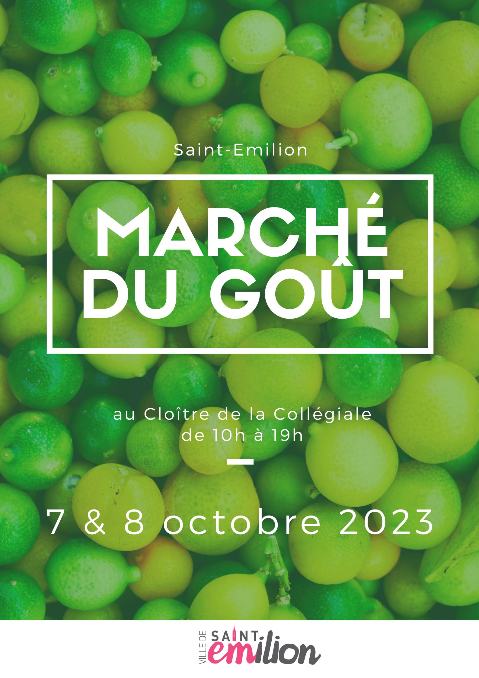 affiche Marché du Goût 2023 OK